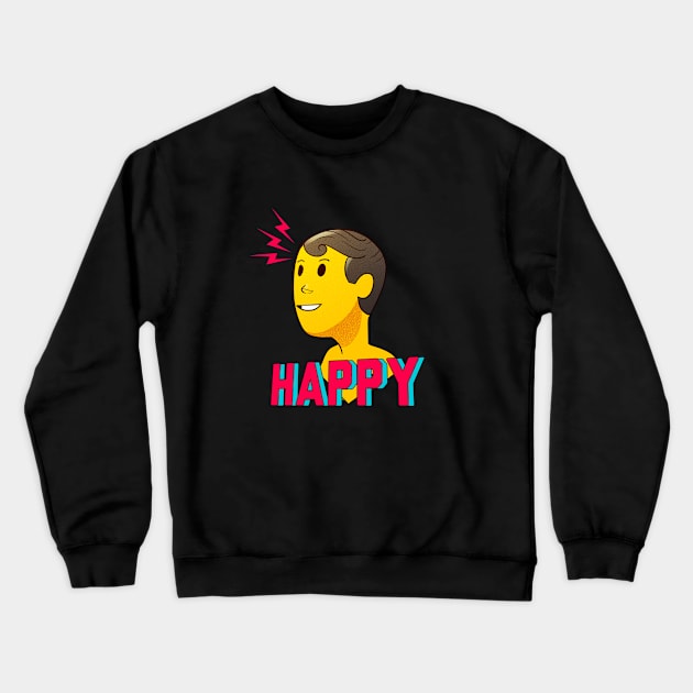 HAPPY MAN Crewneck Sweatshirt by GOUP